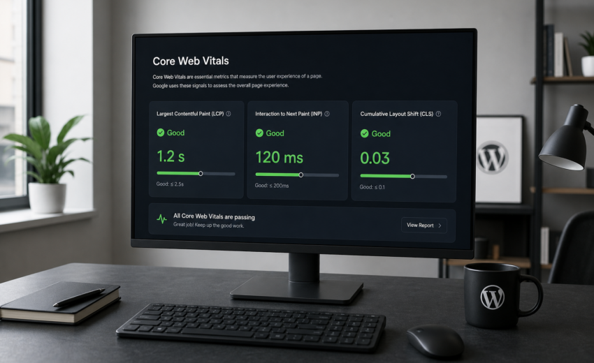 WordPress Core Web Vitals: What Each Metric Means and How to Fix It