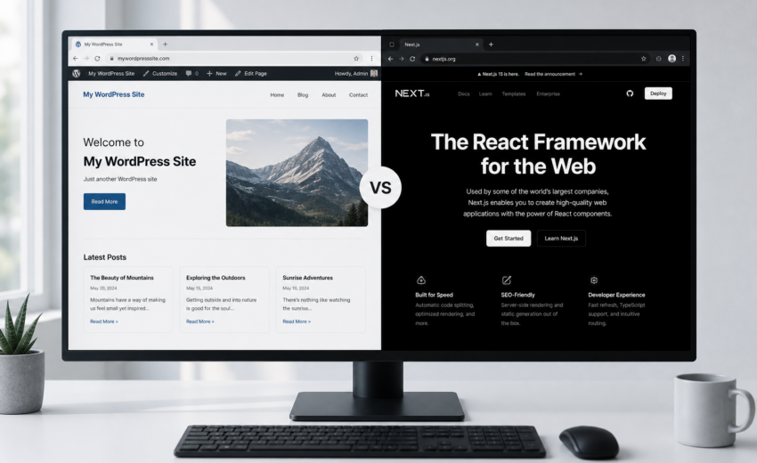 Next.js vs WordPress: An Honest Comparison for 2026