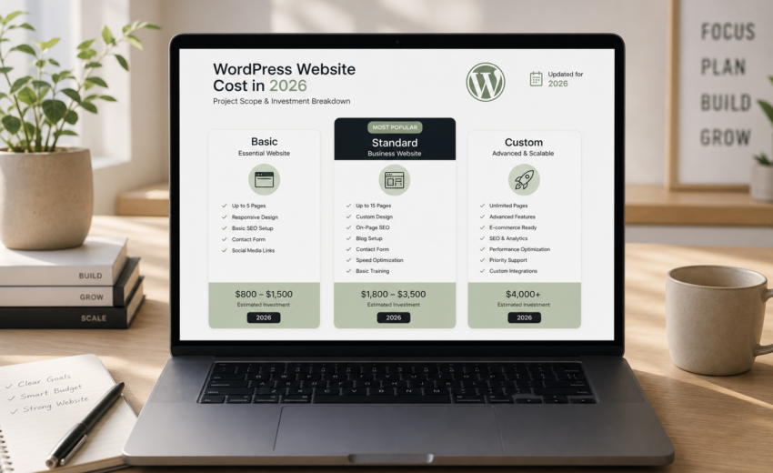How Much Does a WordPress Website Cost in 2026?