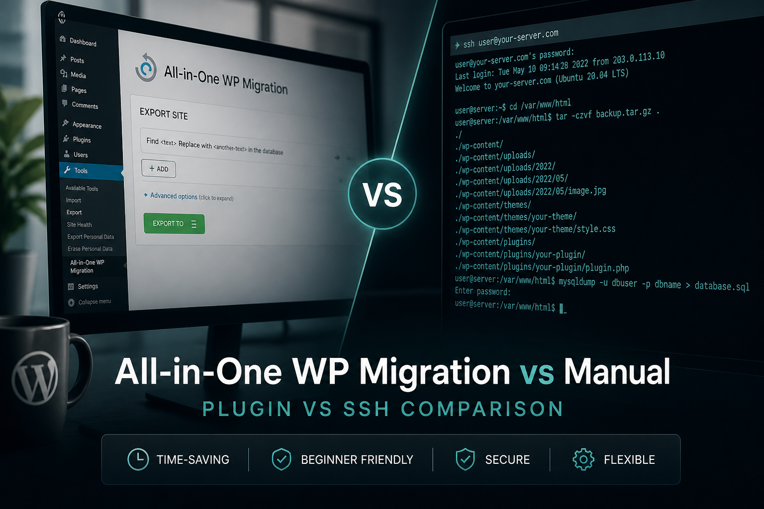 All-in-One WP Migration vs Manual Migration: Which to Use