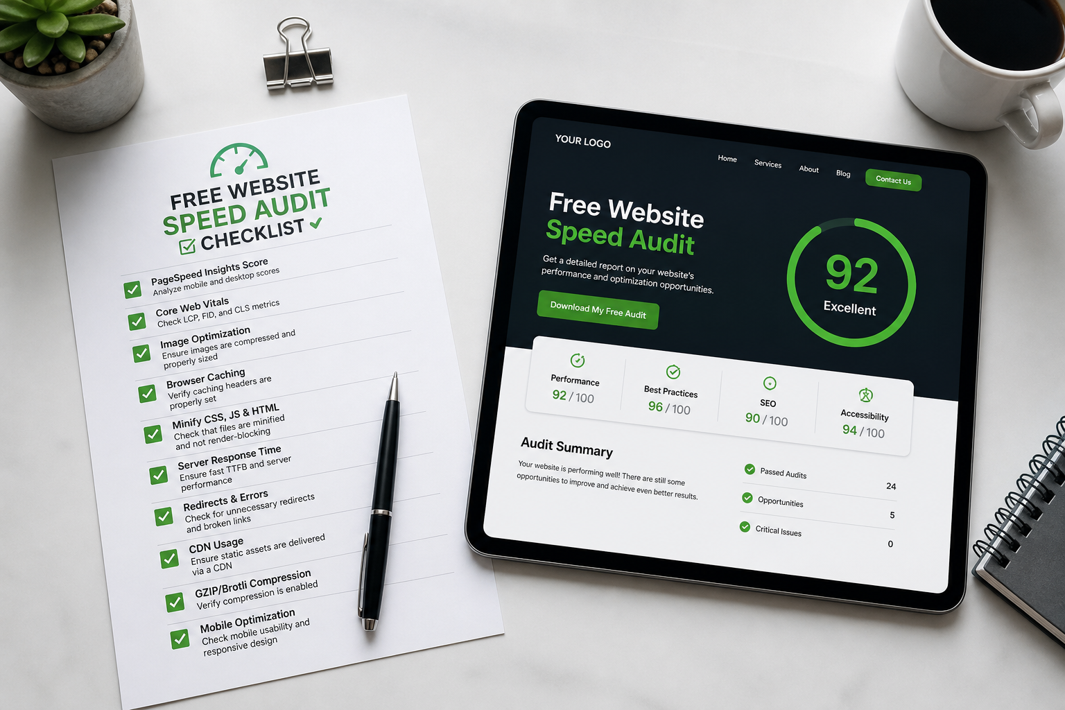 Free Website Speed Audit Checklist