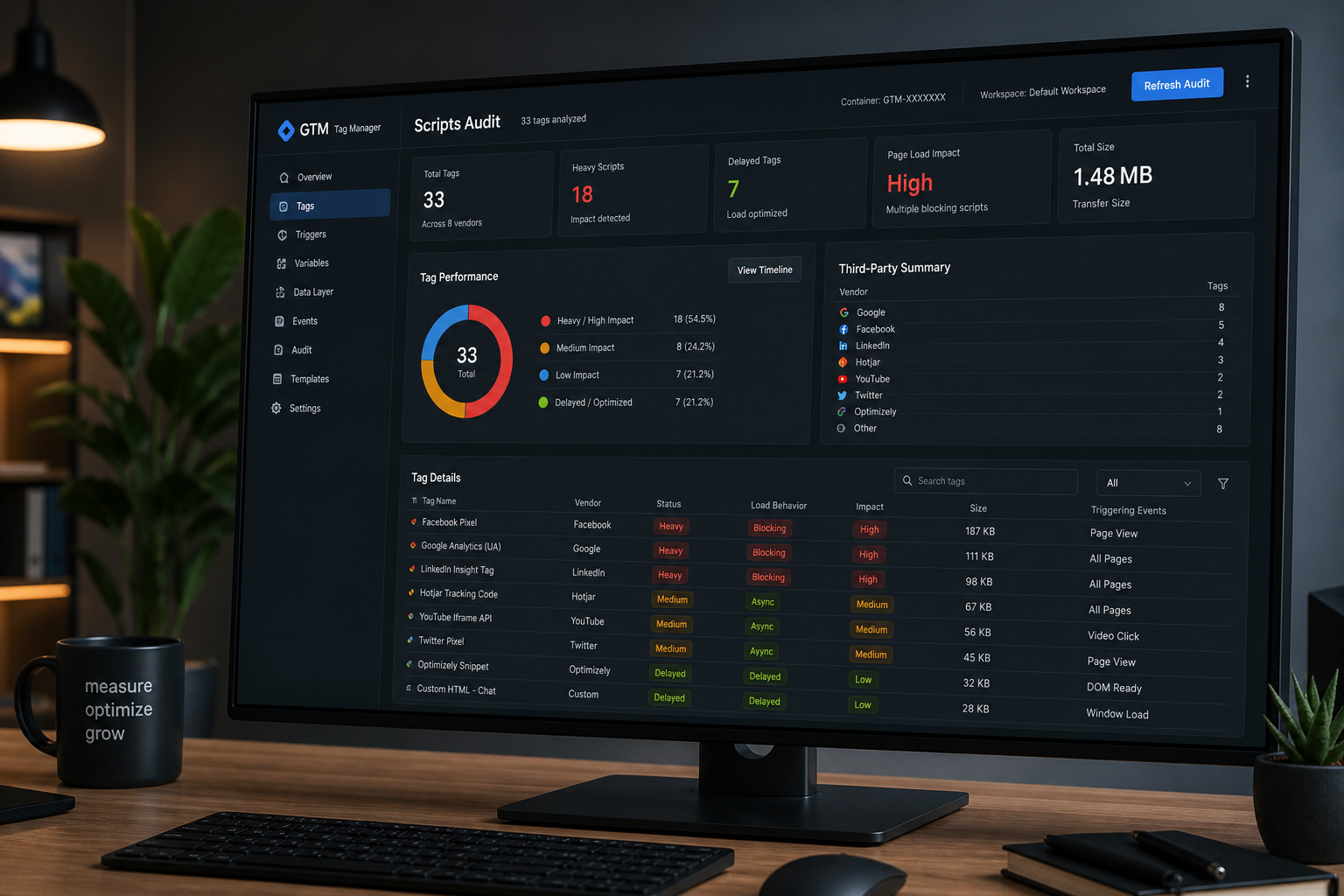 GTM and Third-Party Scripts Audit