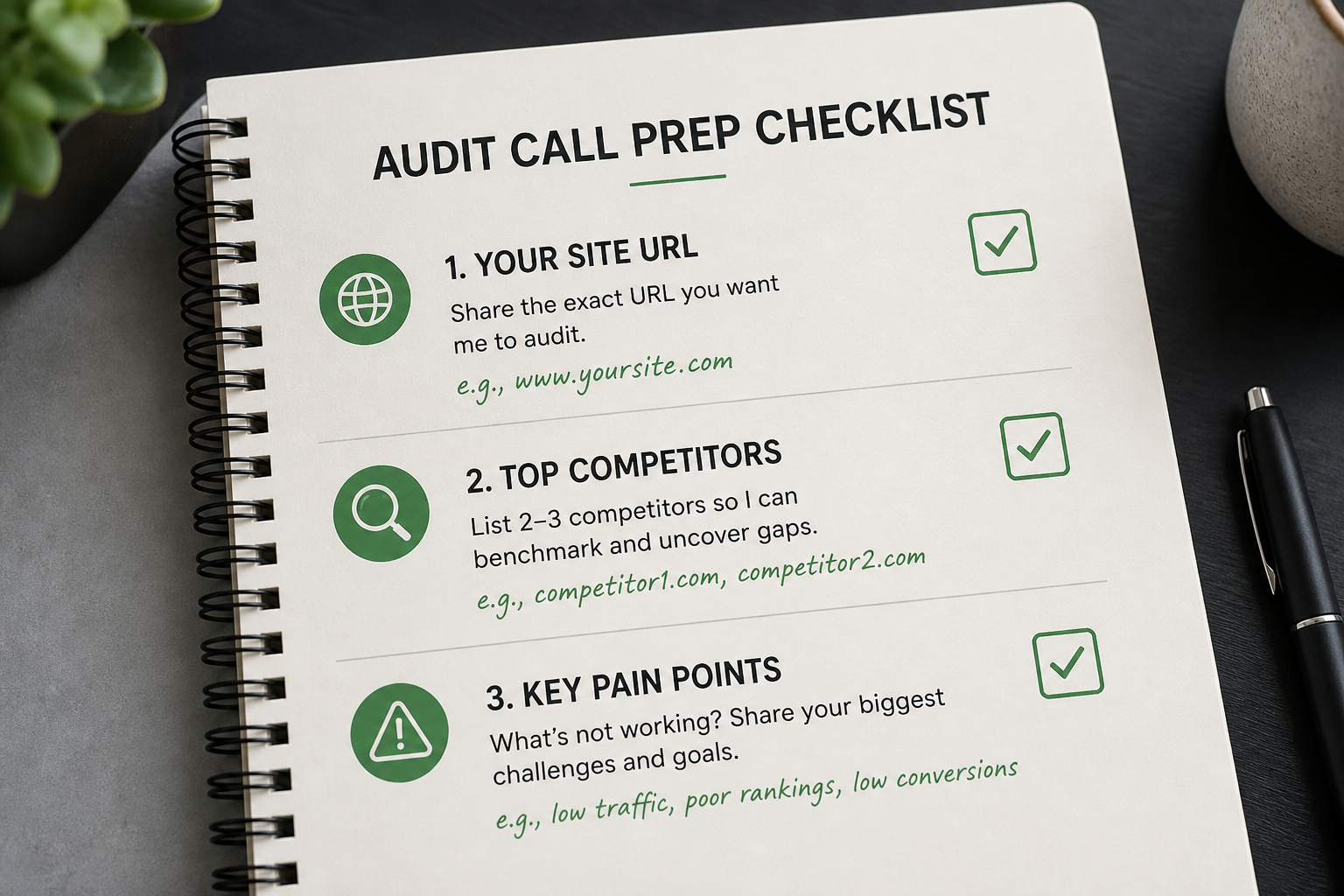 How to Prepare for a Free Website Audit Call