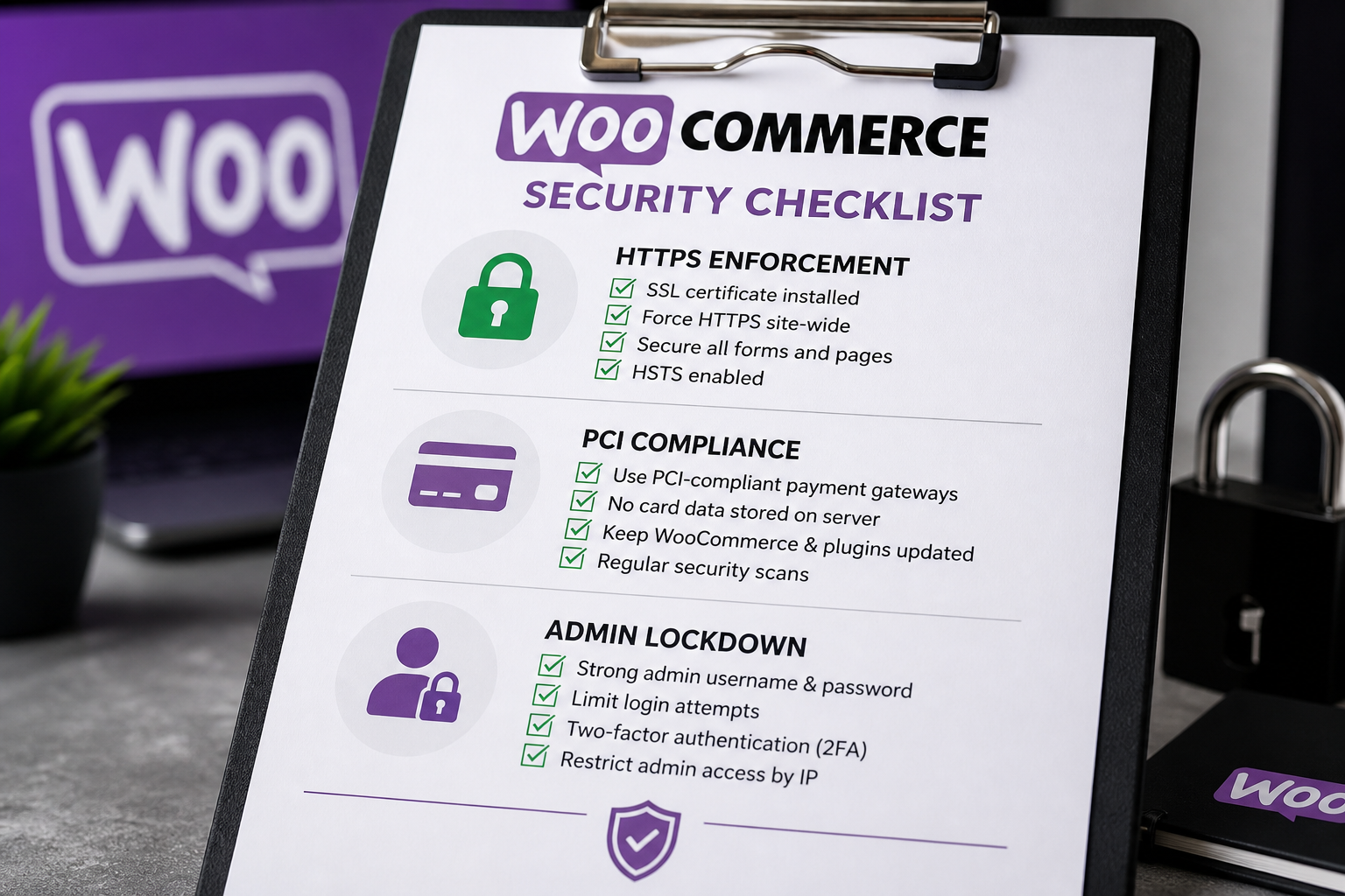 Secure WooCommerce Store Checklist (2026)