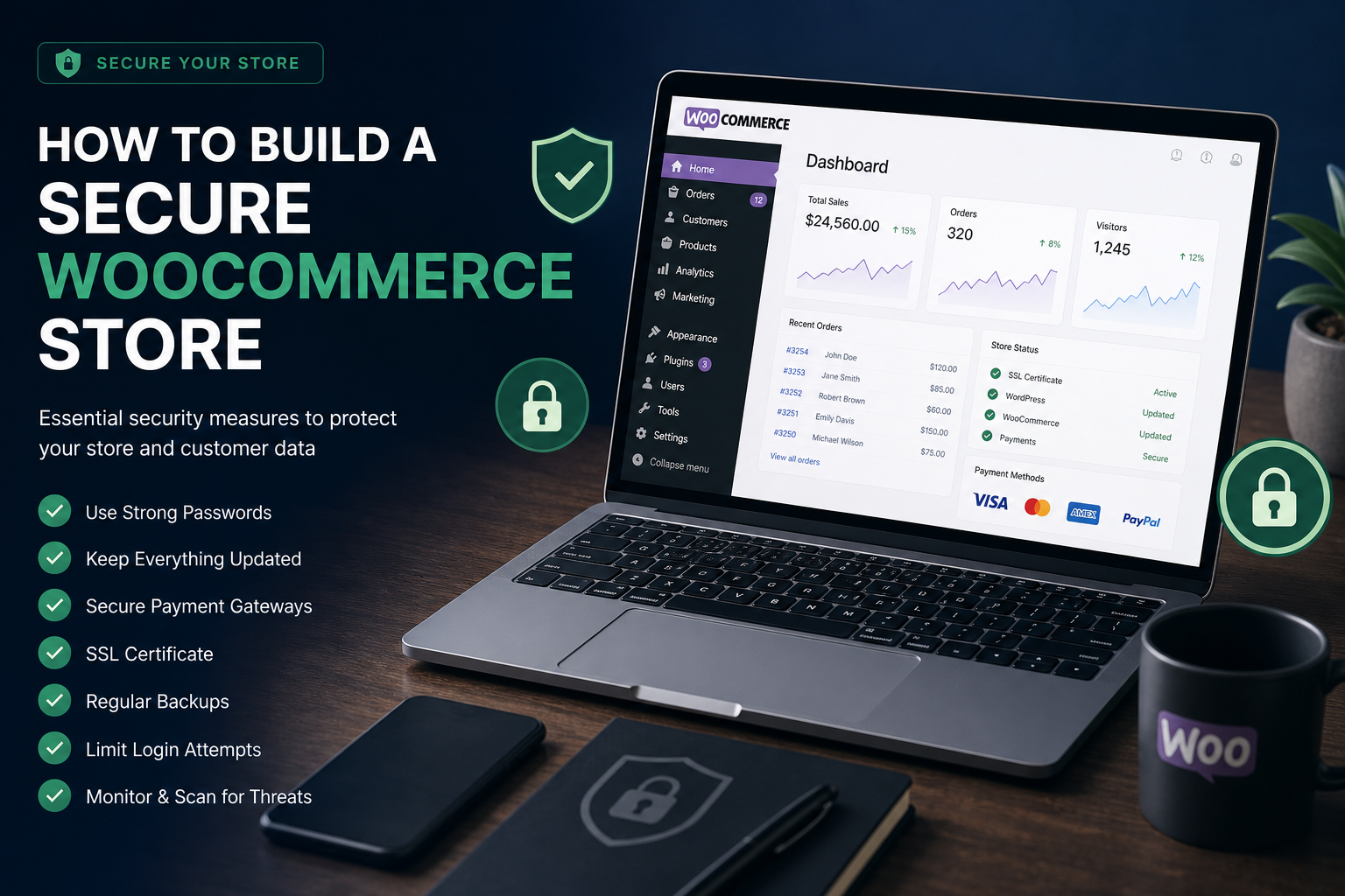Secure WooCommerce Store Checklist (2026)