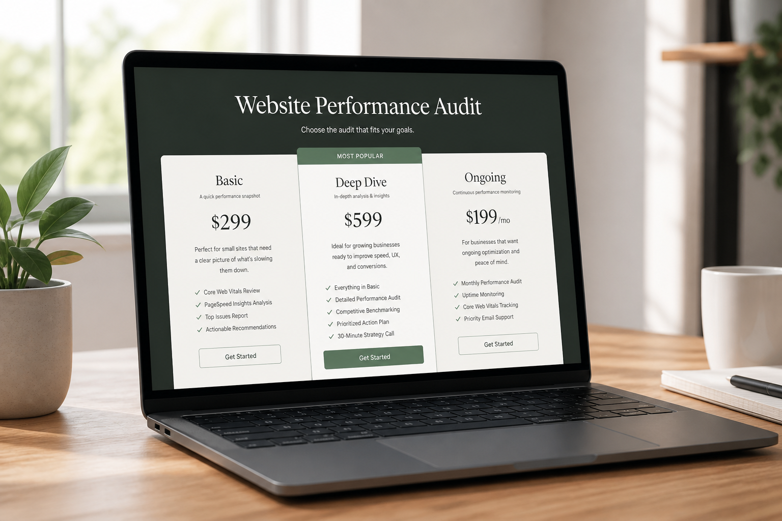Website Performance Audit Cost
