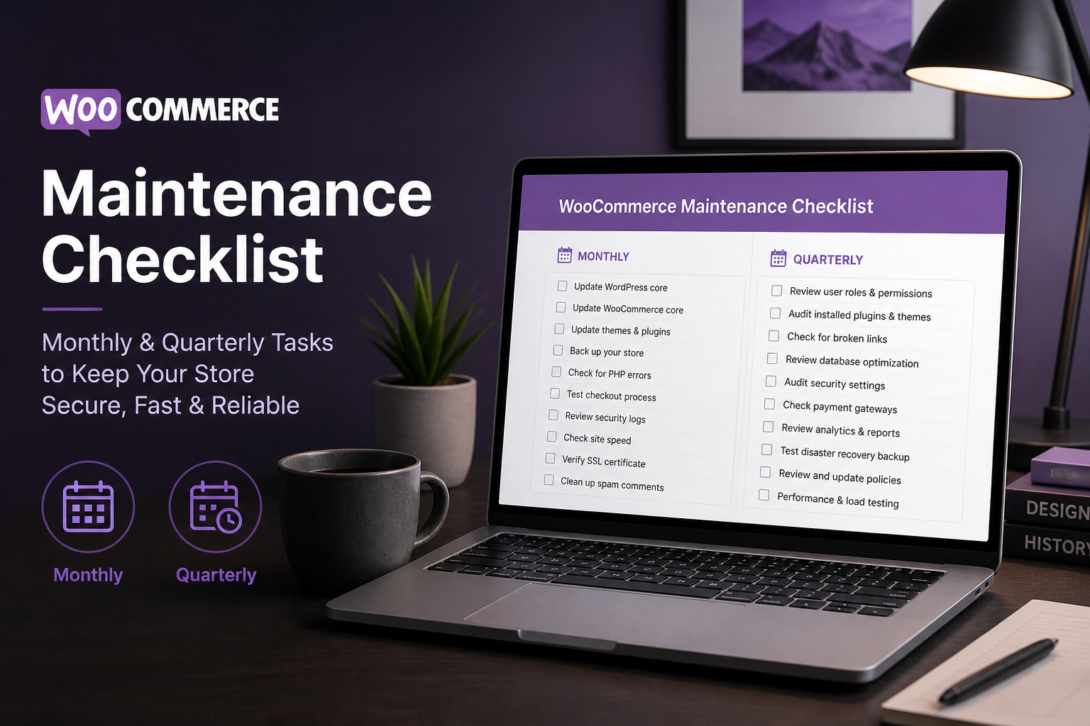 WooCommerce Store Maintenance Checklist (Monthly + Quarterly)