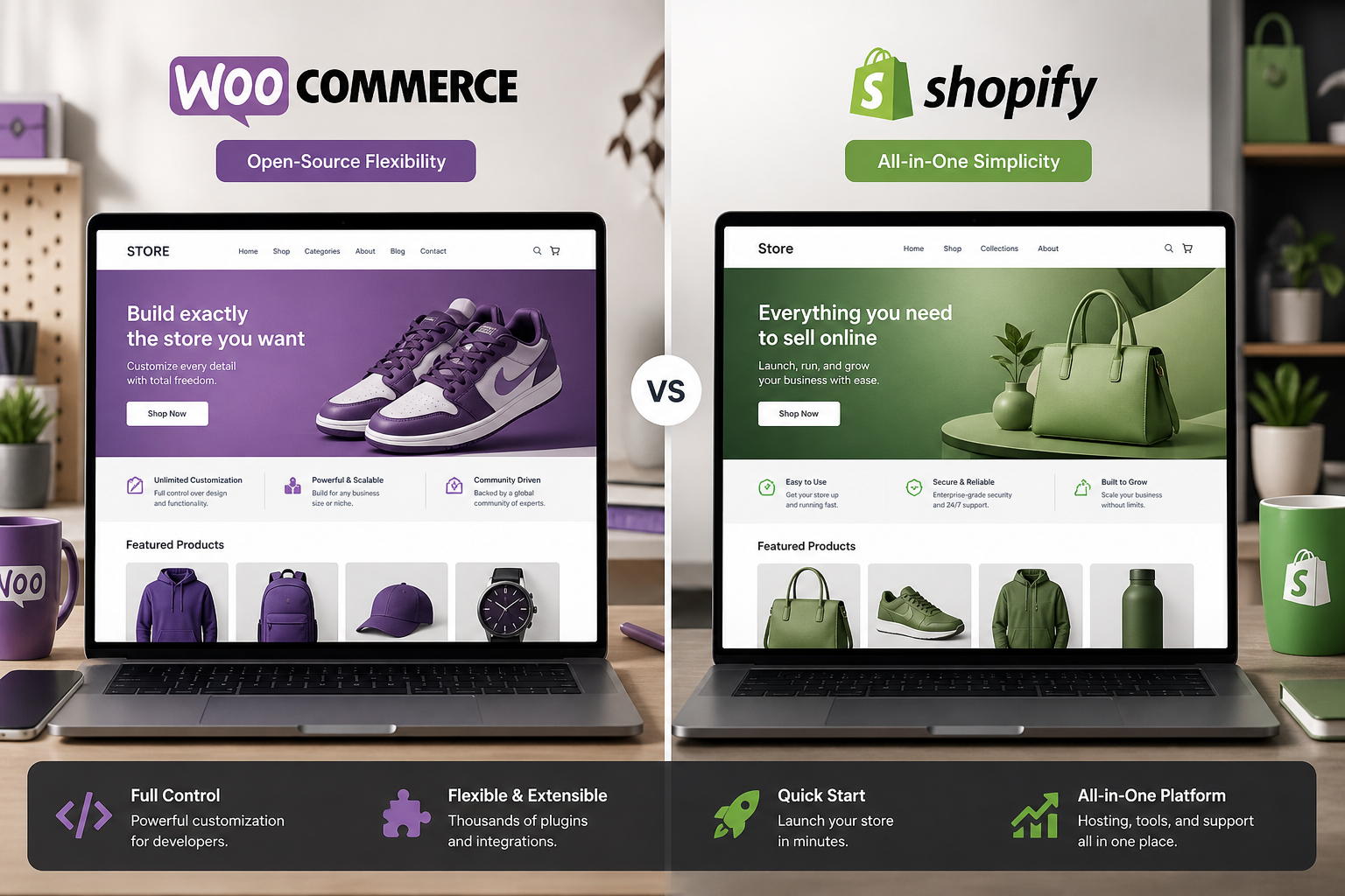WooCommerce vs Shopify for Small Business: An Honest Comparison