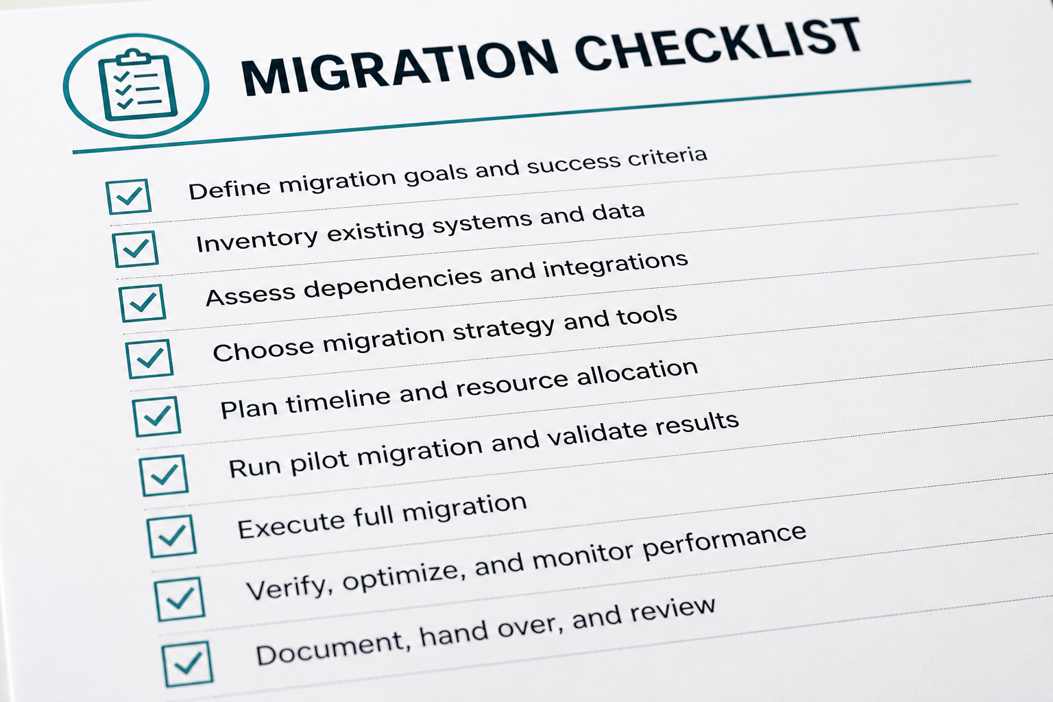 WordPress Migration Checklist (Printable Pre-Flight Guide)