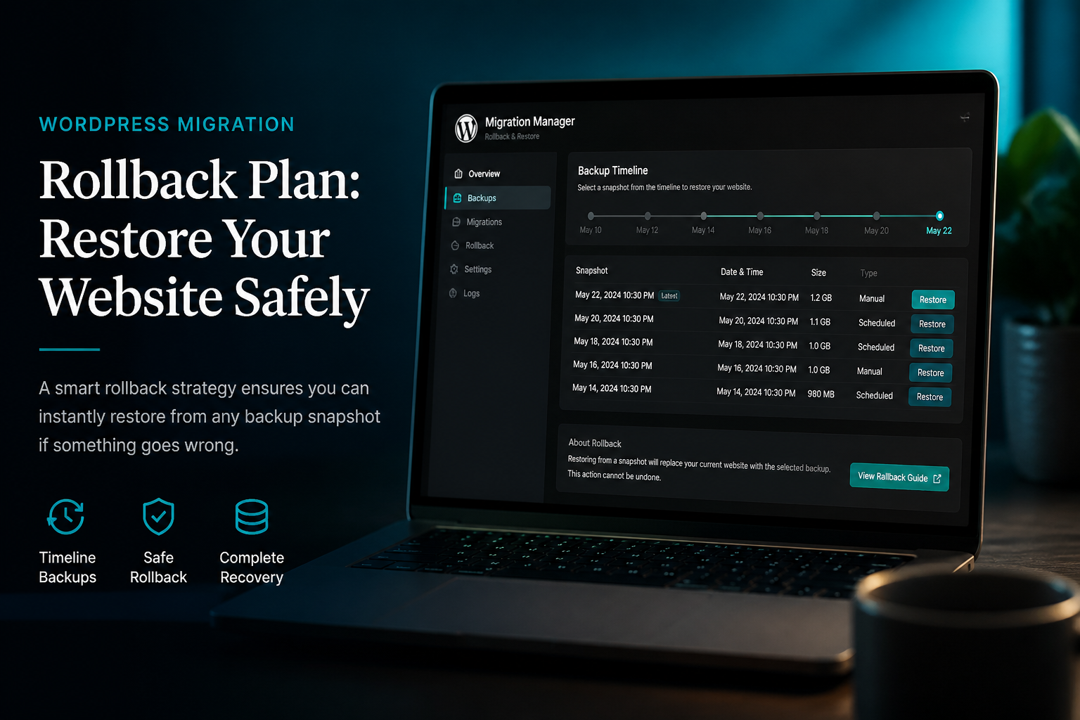 WordPress Migration Rollback Plan (Before You Cut Over)