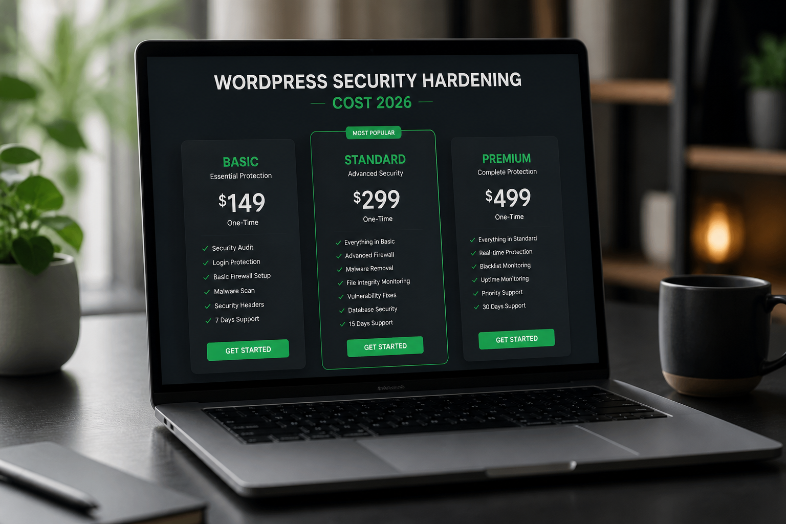 WordPress Security Hardening Cost (2026)