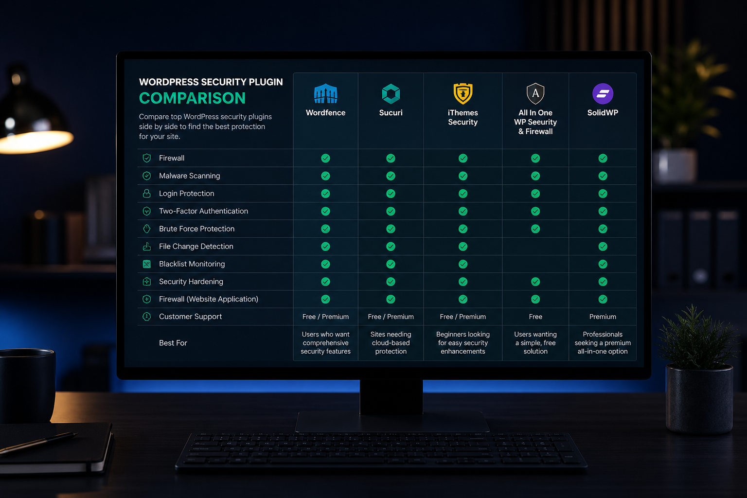 Best WordPress Security Plugins Compared (2026)
